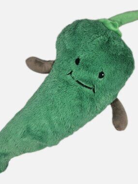 Warmies Microwavable Plush Green Chile Pepper Weighted Lavender Scented Stuffed